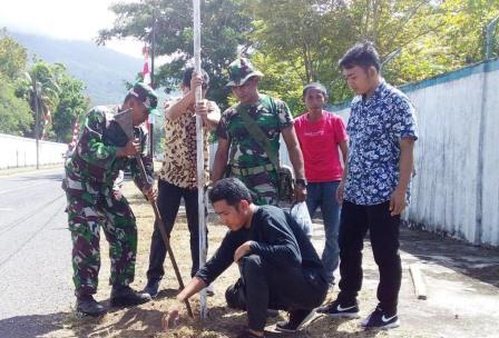 Panitia Upacara Penutupan TMMD Jalankan Tugas Tanggung Jawabnya