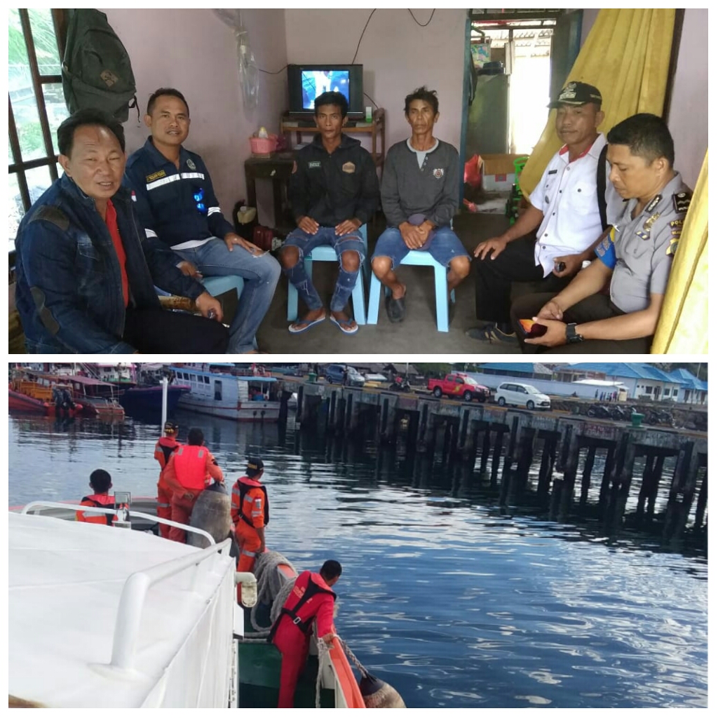 Basarnas Jemput 7 Korban Kecelakaan Laut Asal Bitung di Pulau Salebabu Talaud
