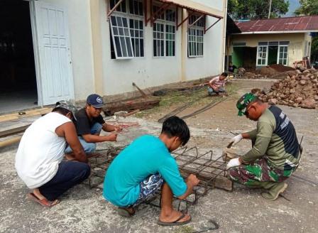 Terkait Pembangunan Sarana Ibadah, Dansatgas TMMD Sampaikan Hal Ini