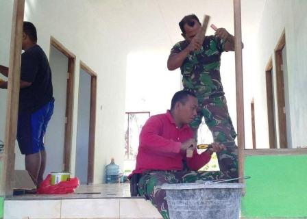 Warga Kagum Dengan Semangat Prajurit TNI