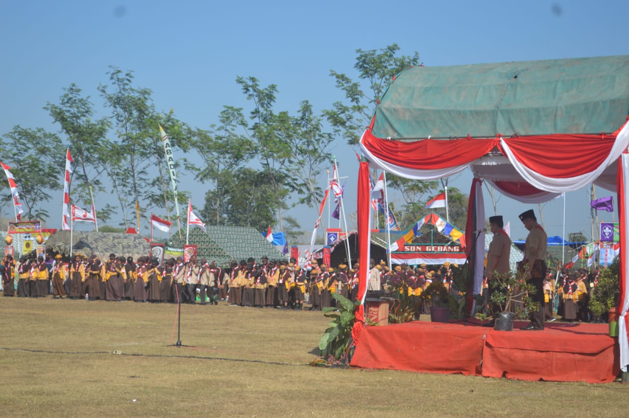 Upacara HUT Pramuka ke -58 Tahun 2019 tingkat Kwarcab Kabupaten Pati