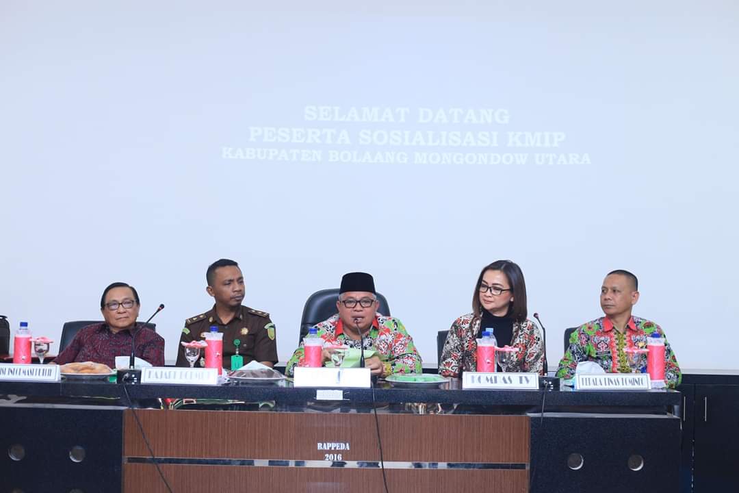 Pemkab Bolmut Sosialisasikan KMIP Pemkab Bolmut Sosialisasikan KMIP