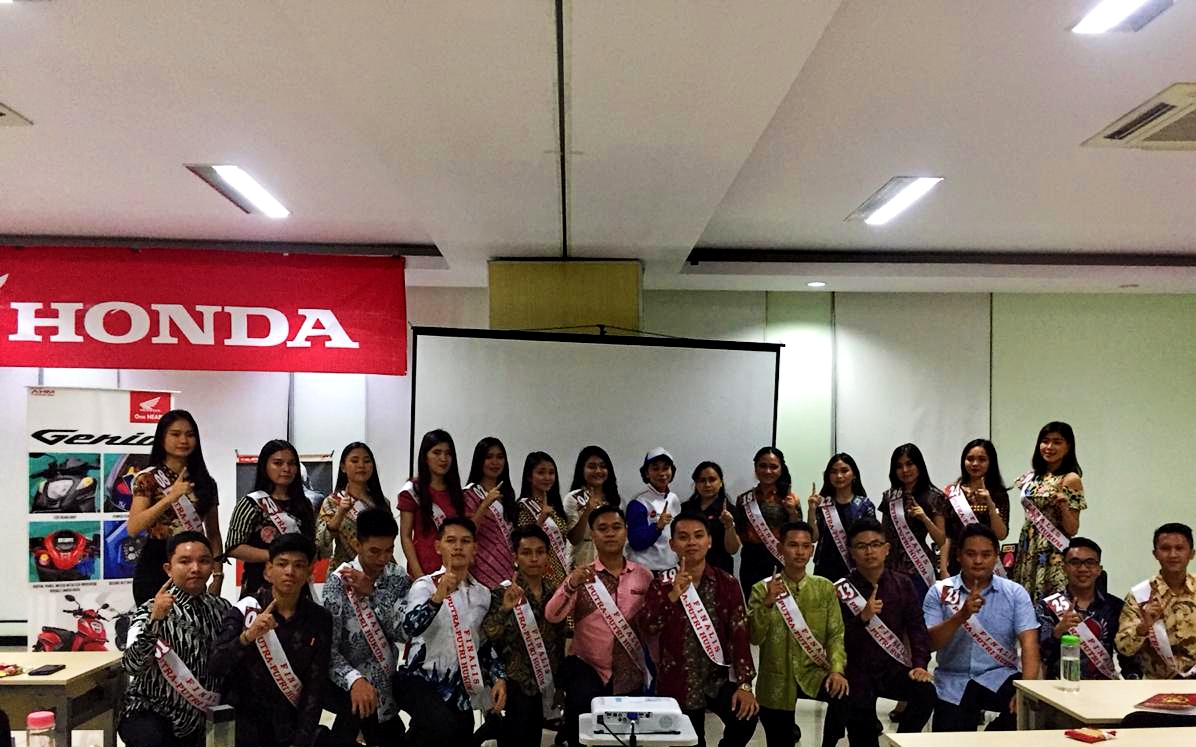 Finalis Putra Putri Hukum Unsrat  Belajar Keselamatan Berkendara dari Honda