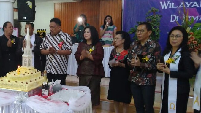 Wenur Hadiri Syukur Ultah ke-2 GMIM Wilayah Tomohon Empat