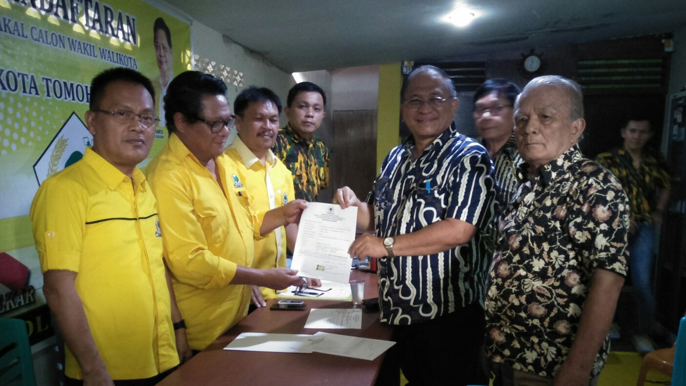 Deretan Birokrat Tomohon Daftar Bakal Cawali di Partai Golkar
