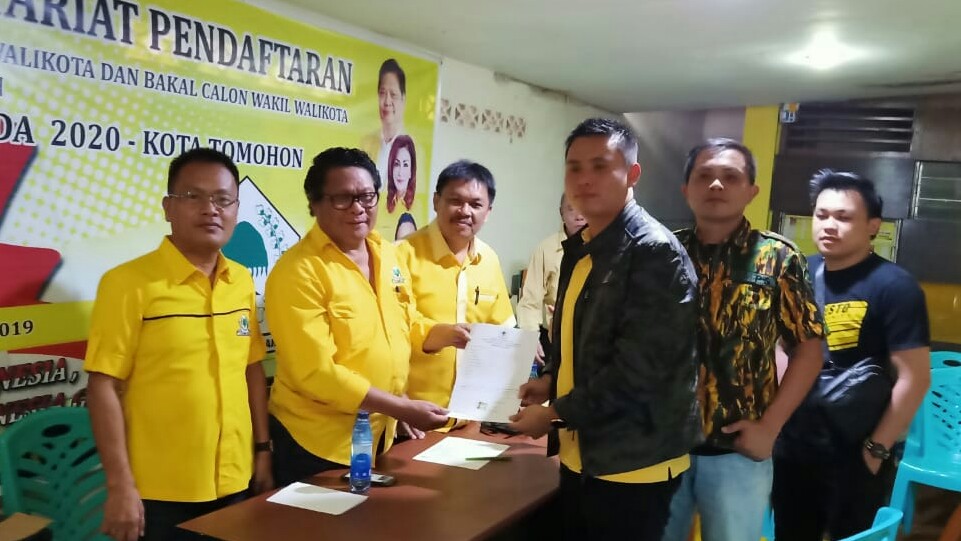 Ketua AMPG Tomohon Daftar Cawali, Jawab Kaum Mellenial