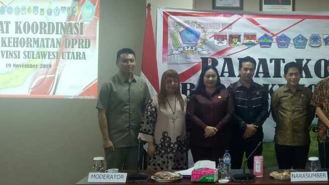Christo Eman Ikut Rakor BK DPRD se-Sulut