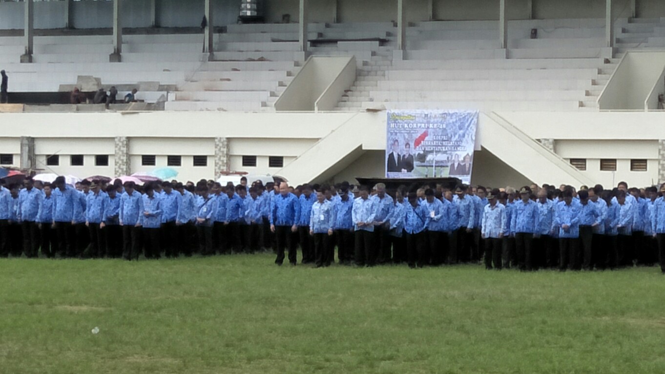 Ribuan Anggota Korpri Tomohon Ikut Upacara HUT 48