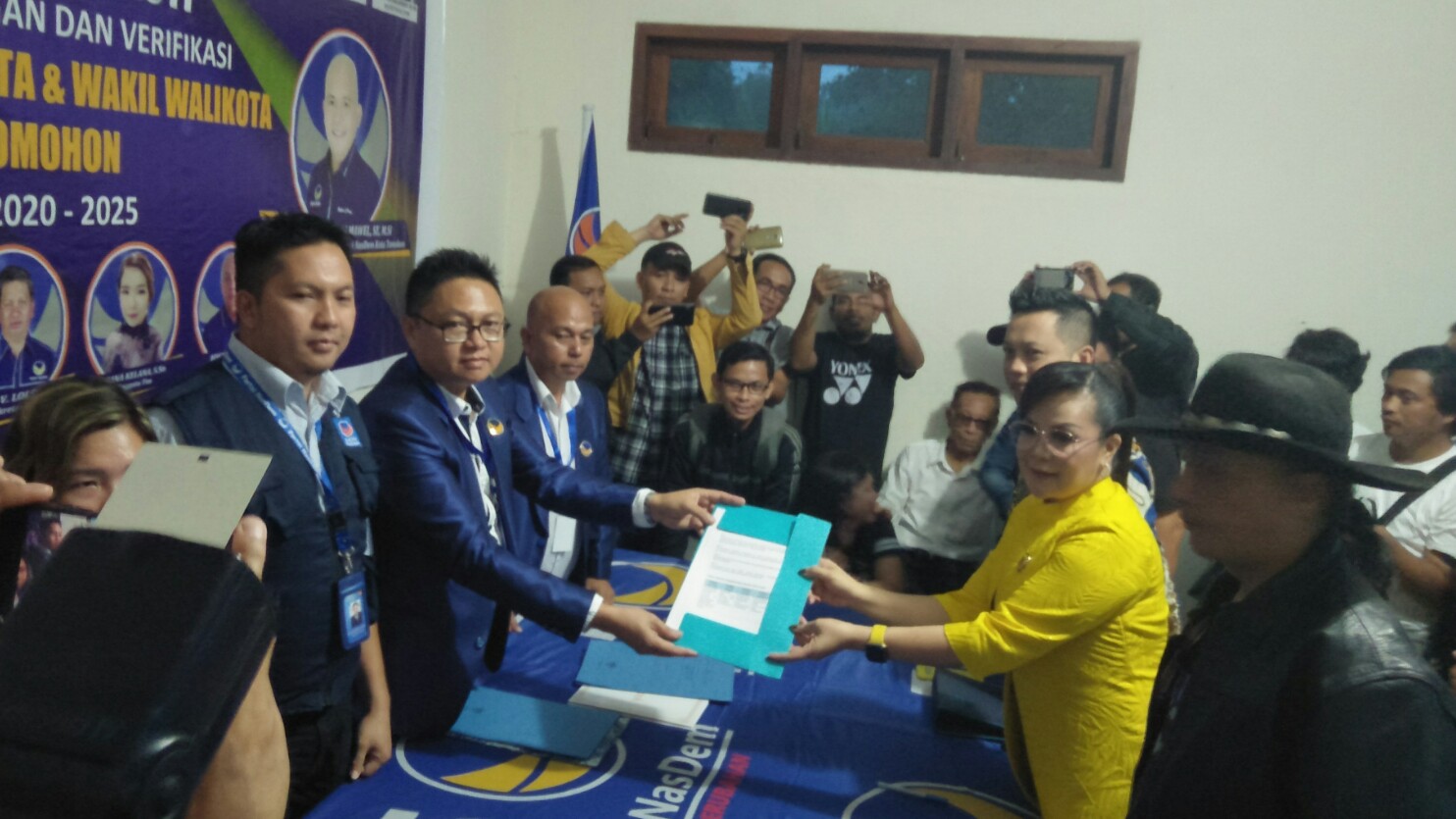 Diantar Kaum Millenial, SAS Daftar Bacalon Walikota di Nasdem