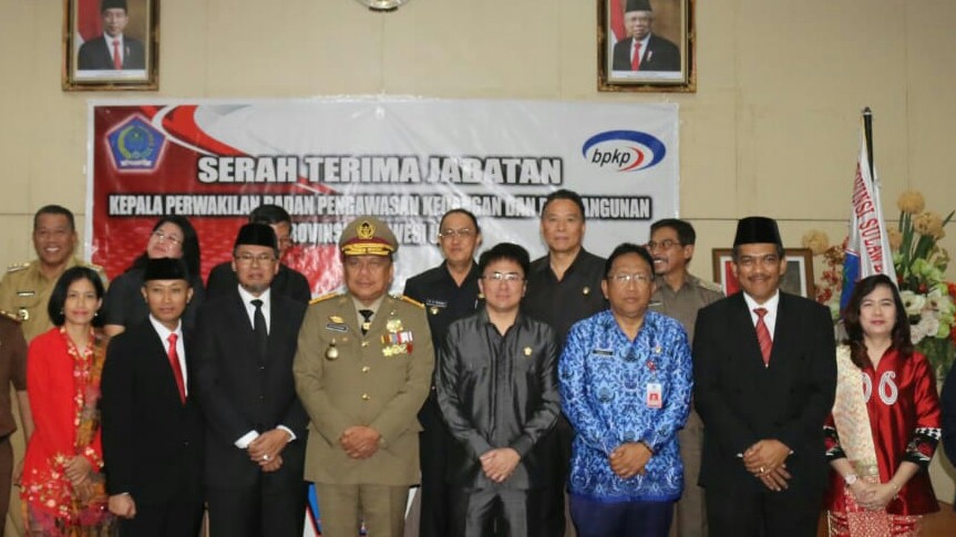 Walikota Tomohon Hadiri Serah Terima Kepala BPKP Sulut