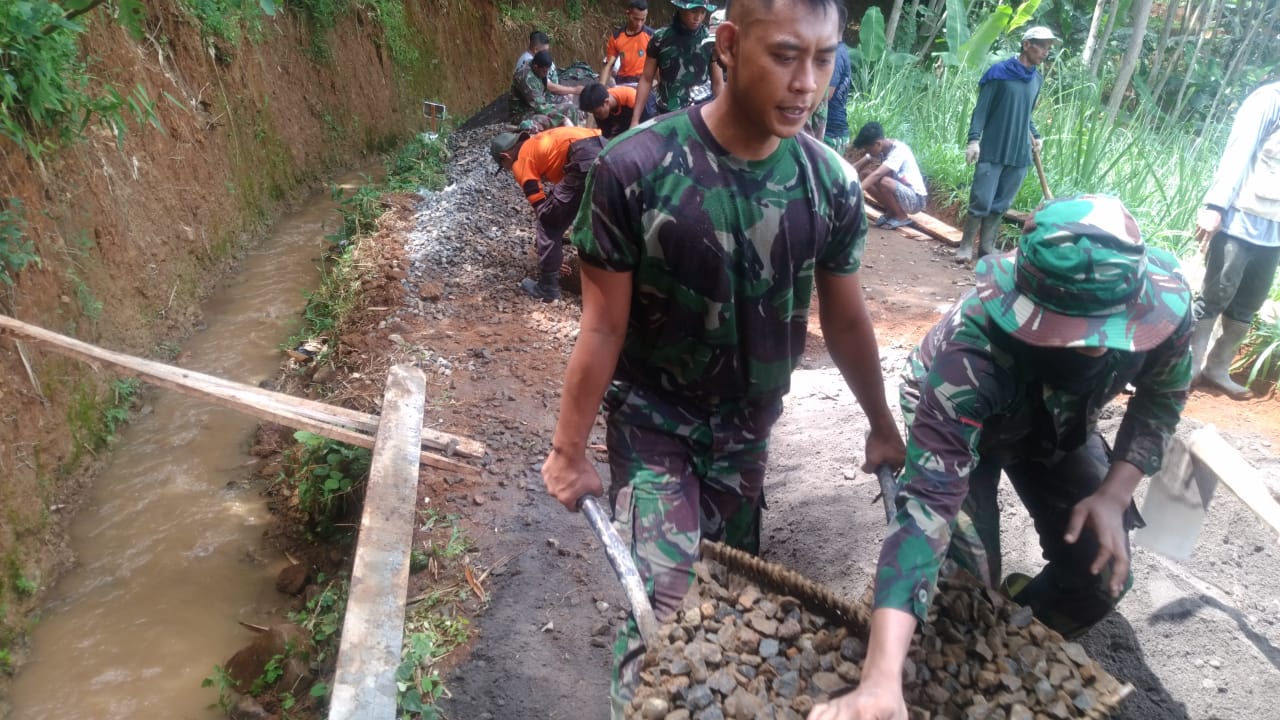 Terus Melaju Satgas TMMD Ke-107 Tak Ada Hari Libur