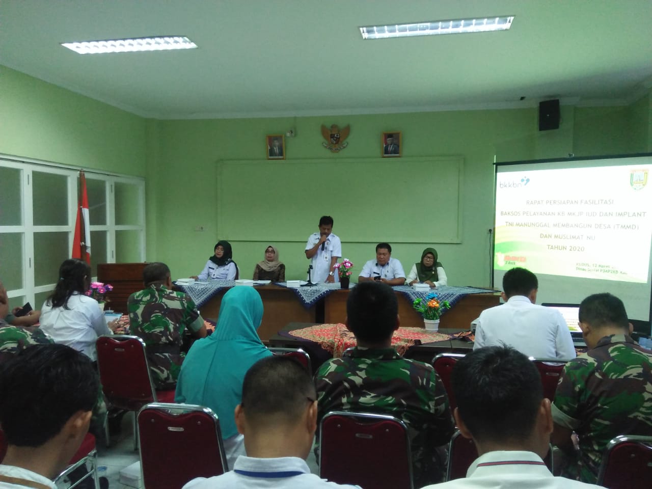 Rapat Persiapan Fasilitasi Baksos KB MKJP TMMD Reguler 107.