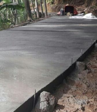 Sungguh Luar Biasa Betonisasi Jalan Di lokasi TMMD