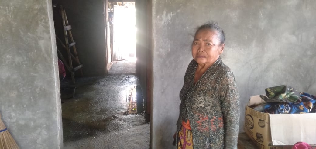 Rumah Mbah Waginah Sudah Terlihat Cantik