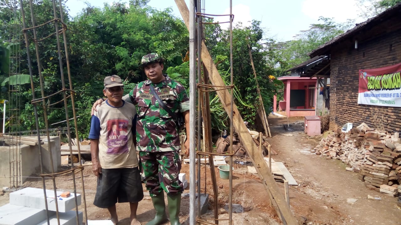 Pembangunan Rumah Milik Mbah Sulkan Bukti Perhatian Kepada Kaum Du’afa.