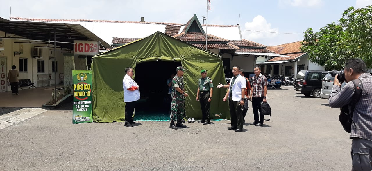 Posko Penanggulangan Virus Corona (Covid 19) Kodim 0722/Kudus. Posko Penanggulangan Virus Corona (Covid 19) Kodim 0722/Kudus.