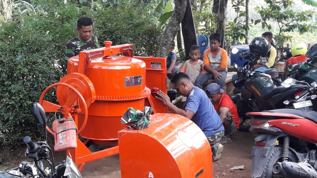 Molen Alat Pengoplos Pasir Kricak  Semen  siap Goyang