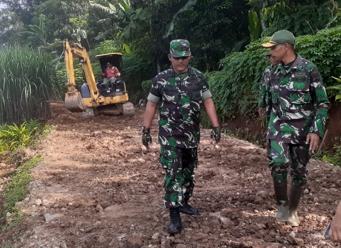 Cek Kesiapan TMMD, Pasi Ops Turun Ke Lokasi