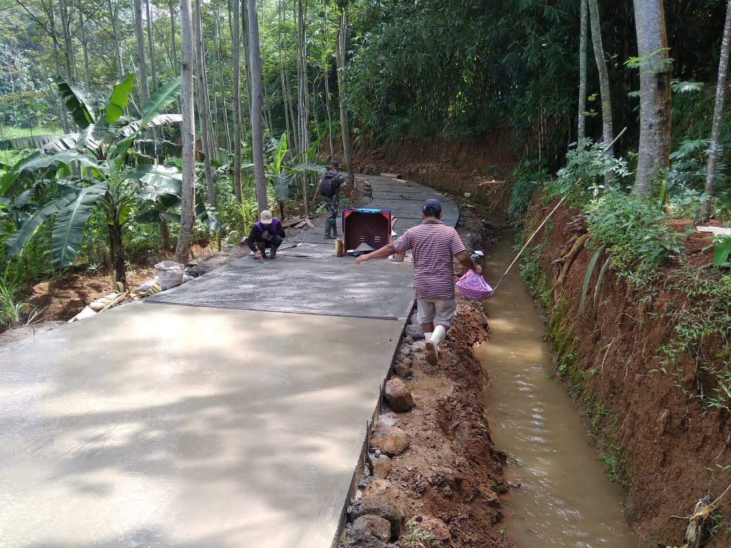 Gara – gara TMMD, Jalanku Mulus Dan Rapi