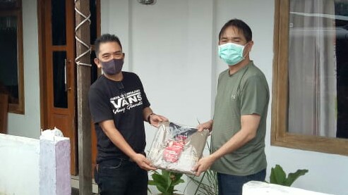 Gugus Tugas Covid-19 Tomohon Menerima Bantuan VaSung