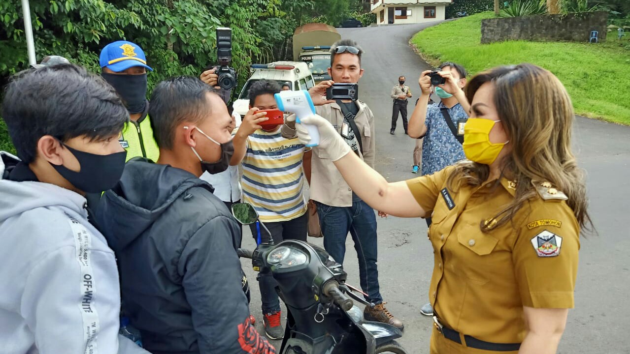 Wawali SAS Pantau Cek Point Kakaskasen