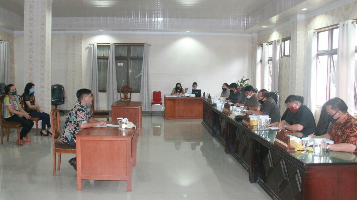 DPRD Hearing Prokopim Setdakot Tomohon