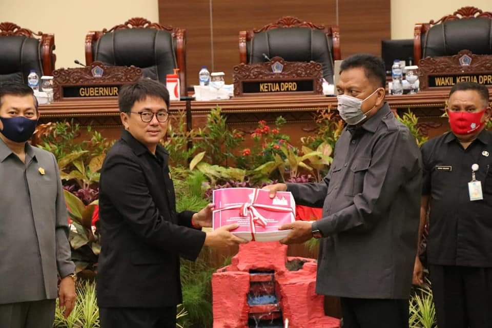 DPRD Provinsi Sulut Terima Lapjab APBD 2019