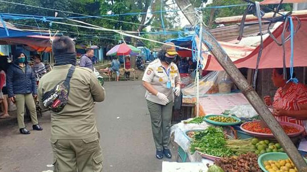 Wongkar Sidak Penerapan Protokol Kesehatan di Pasar Beriman Wilken