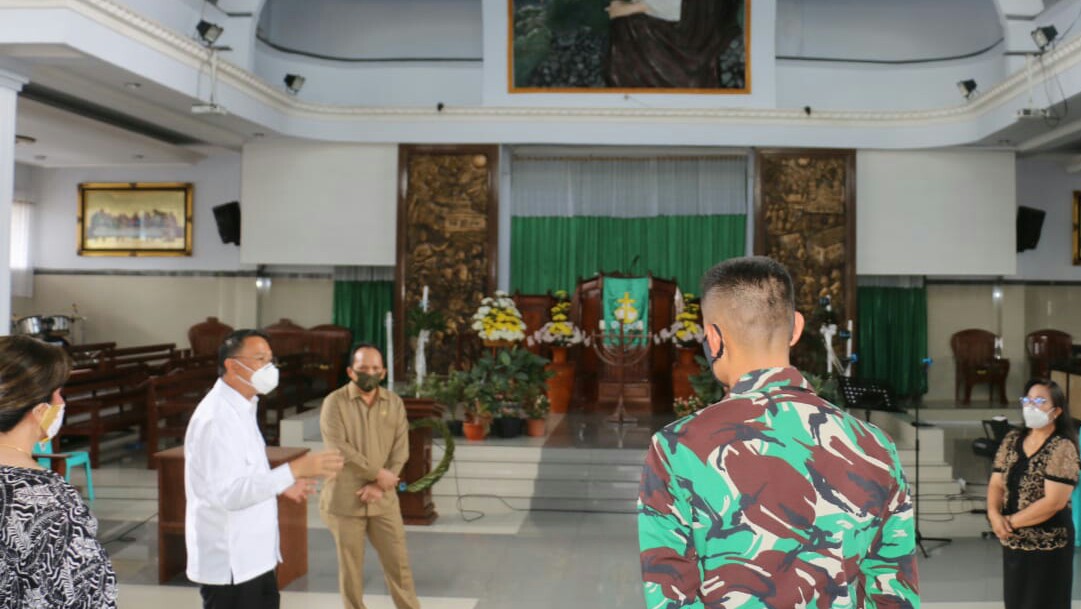 Ketua DPRD Tomohon Bersama Forkopimda Pantau Lapangan Hadapi New Normal