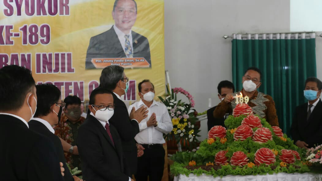 Ketua DPRD Tomohon Ikut Syukuri HUT PI GMIM 189 Tahun