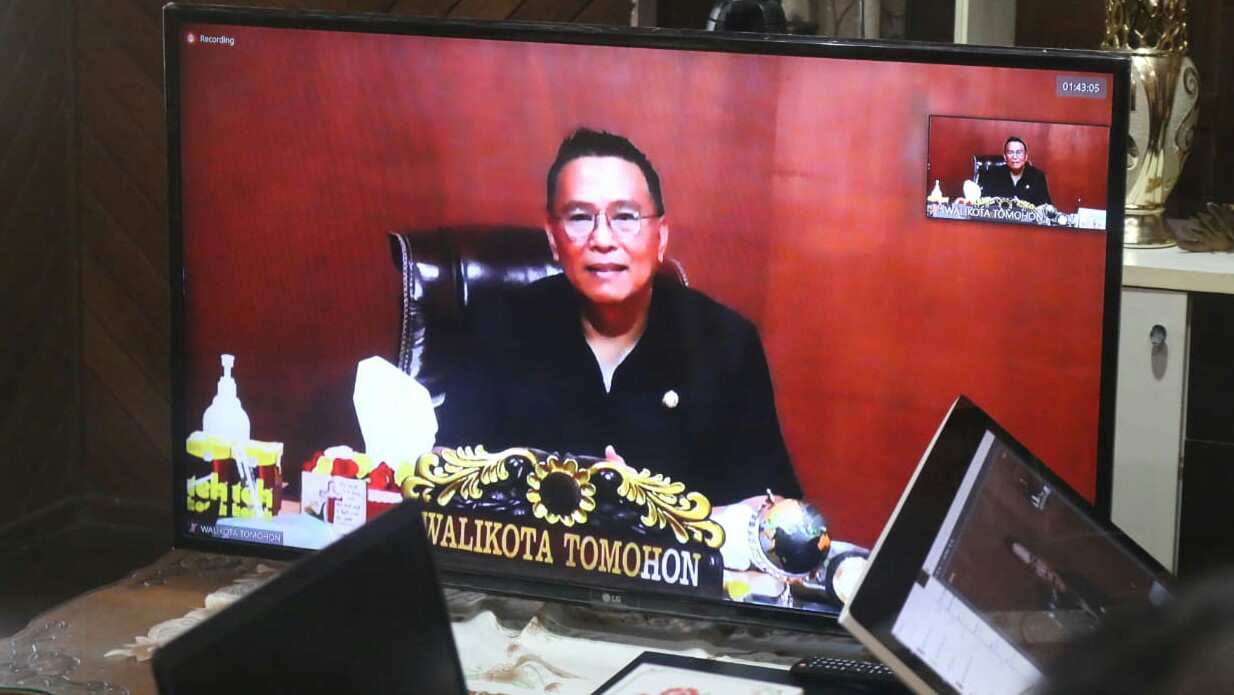 Walikota Tomohon Ikut Rakor Dengan BPK RI Perwakilan Sulut
