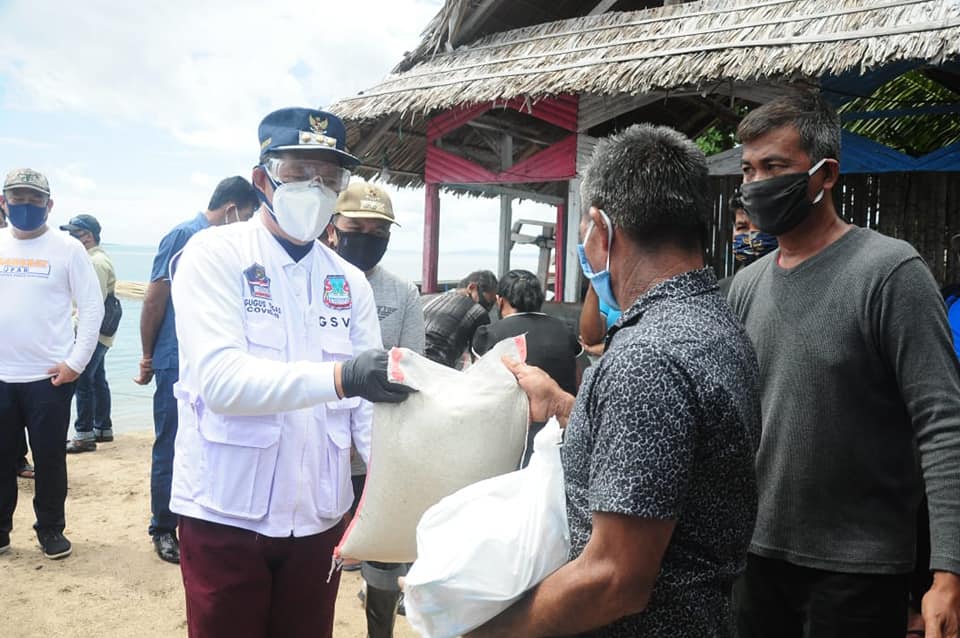 Walikota : Bunaken Kepulauan Kecamatan Pertama di Salurkan Bantuan Tahap Dua