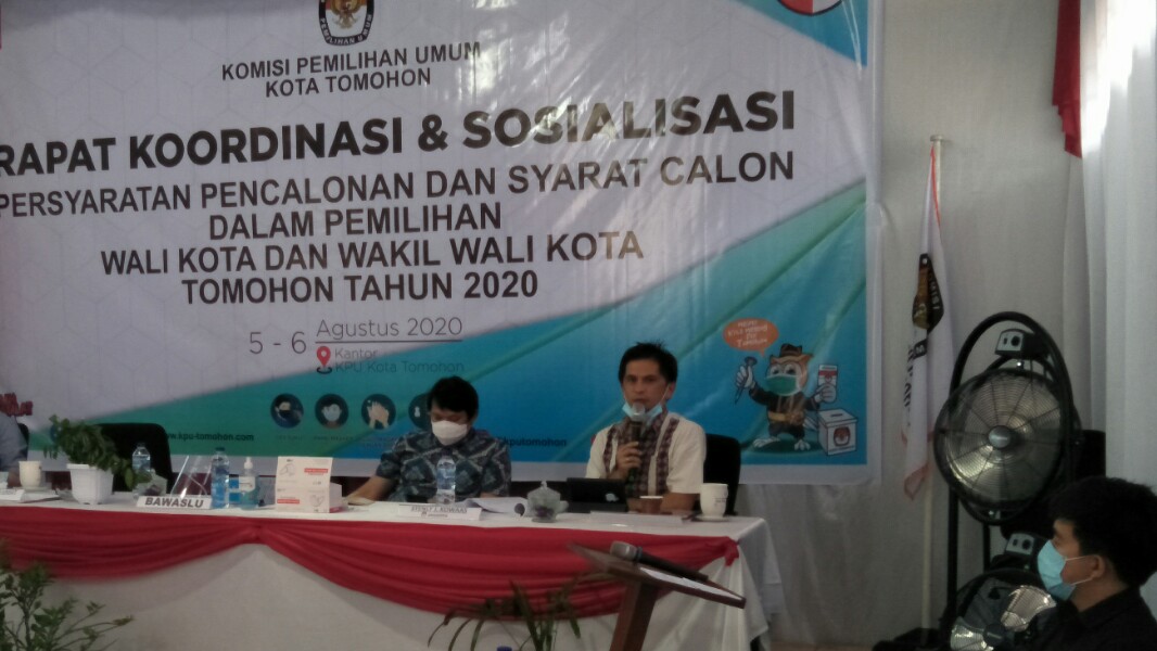 KPU Tomohon Jelaskan Mekanisme Pencalonan Parpol