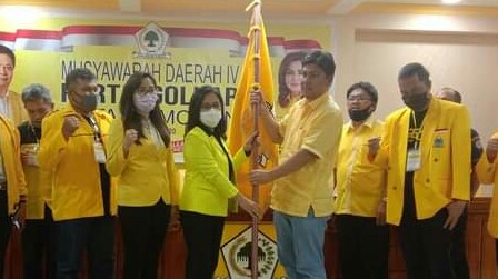 MJLW, Terpilih Pimpin Partai Golkar Tomohon