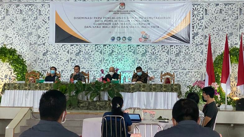 KPU Tomohon Gelar Diseminasi PKPU