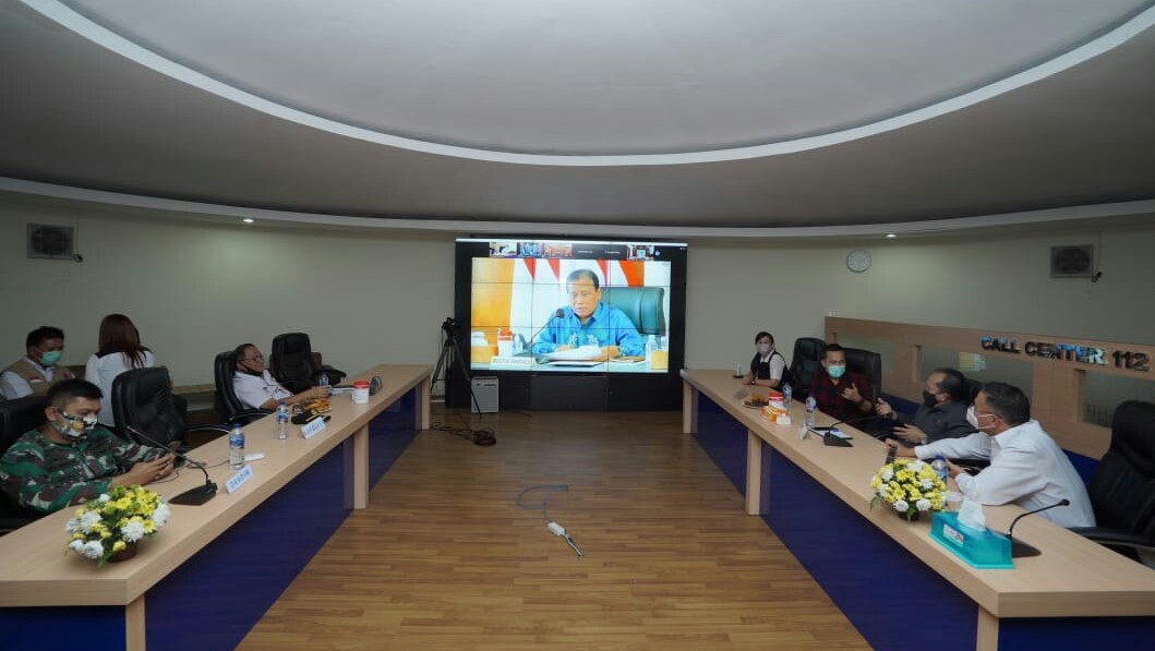 Walikota Tomohon Ikuti Rakornas Keamanan Pilkada Serentak 2020