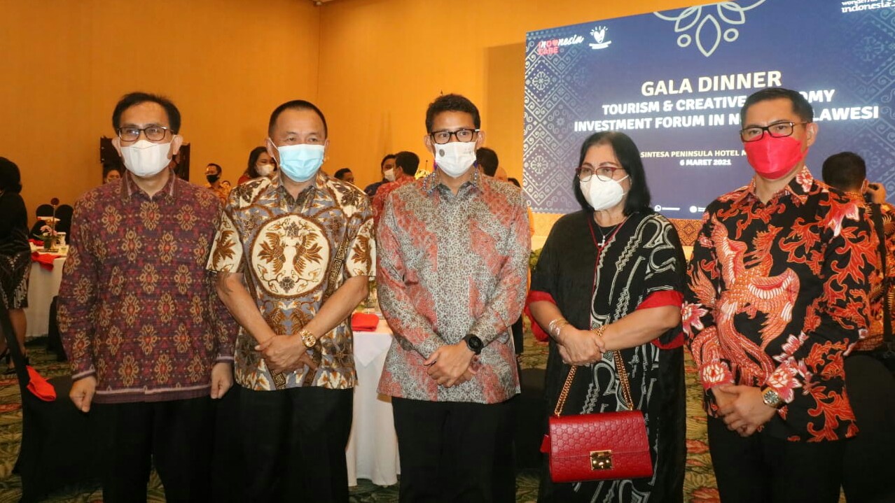 Wawali Tomohon Ikut Hadiri Gala Dinner Investasi Pariwisata