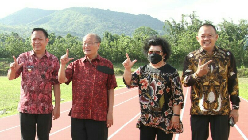 Swasta Hadirkan Fasilitas Atletik Standar Internasional di Tomohon, Caroll-Wenny Bangga Peran Keluarga Korompis-Wewengkang
