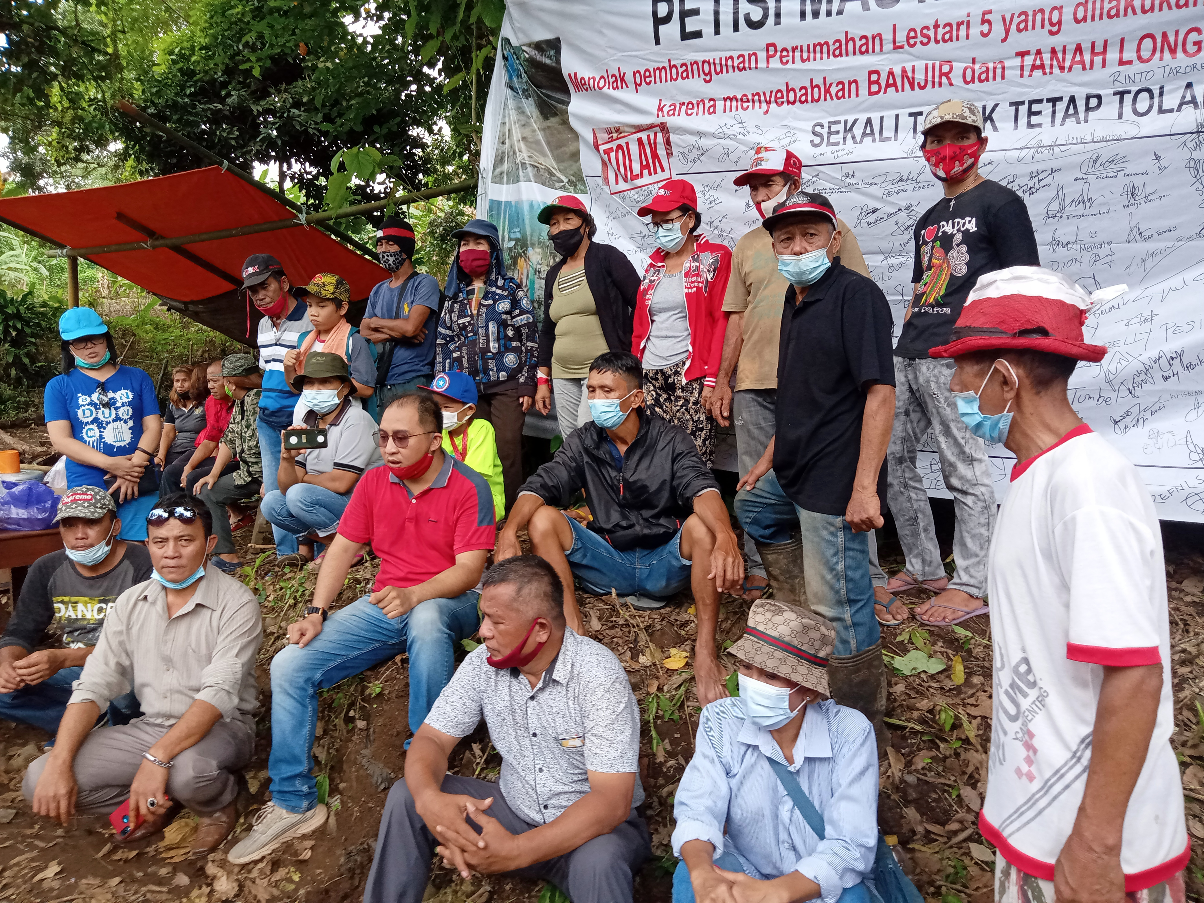 Walhi Sulut Bersama Aktivis Mahasiswa dan Masyarakat Tolak PT. BML di Desa Sea