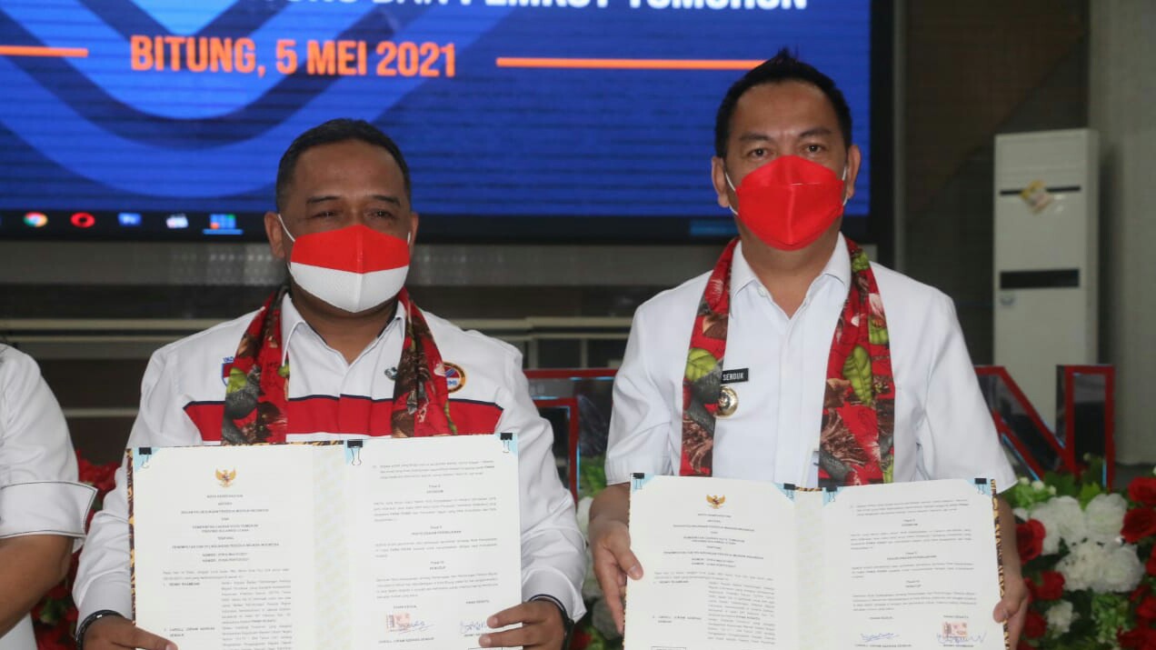 Walikota Caroll Tandatangan Kesepakatan Perlindungan Pekerja Migran