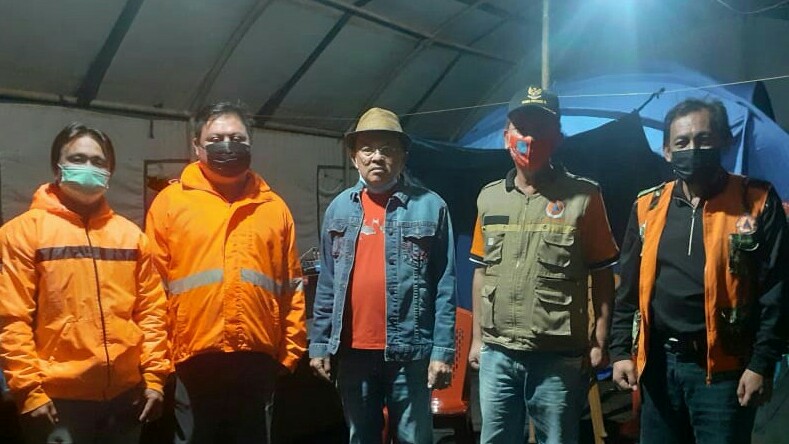 Wawali Wenny Pantau Pos Antisipasi Bencana BPBD Tomohon di Resting Area