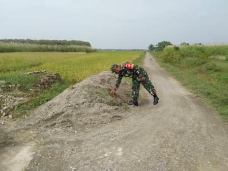 Satgas TMMD regular 111 Kodim Pati Cek Kualitas material untuk infrastruktur sehingga bisa tepat guna Satgas TMMD regular 111 Kodim Pati Cek Kualitas material untuk infrastruktur sehingga bisa tepat guna
