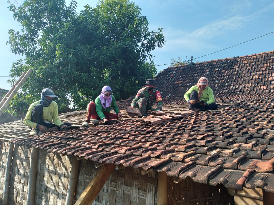 Lapangan Upacara TMMD Desa Tamansari Mulai Disiapkan