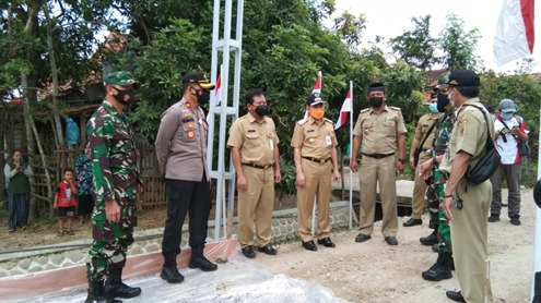 Bupati Pati H. Haryanto,SH,MM.Memberi Perhatian Langsung Atas Pembangunan jalan  penghubung antar Desa Tamansari dan Sumberarum  sepanjang 1.450 M