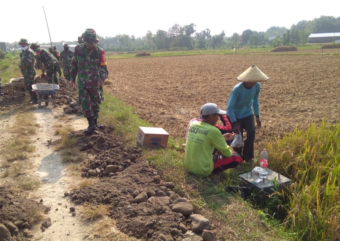 Pra TMMD Reg ke-111 Kodim Pati Difokuskan Dilokasi Sasaran Fisik di Desa Tamansari