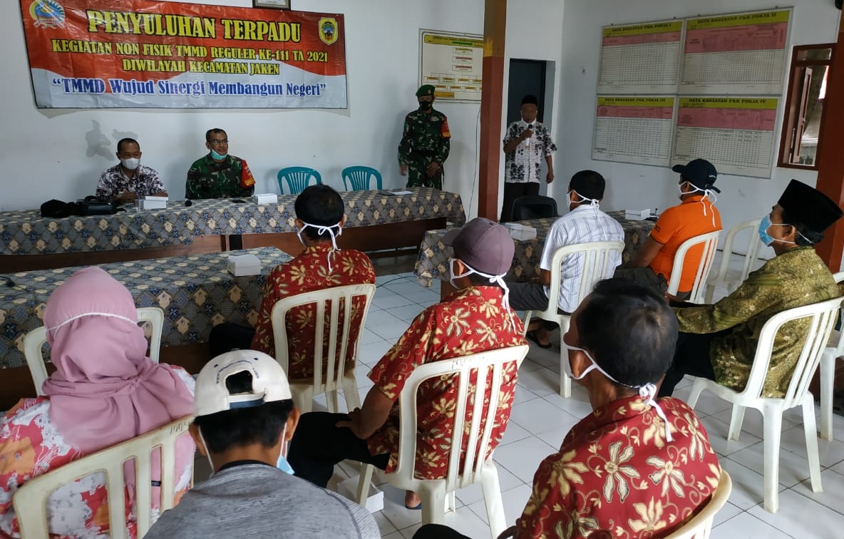 Kegiatan Non Fisik, Satgas TMMD Gelar Sosialisasi Ketahanan Pangan