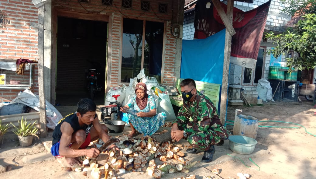 Beginilah Rumitnya Mengupas Buah Siwalan Yang Memiliki Sensasi Kenyil-kenyil