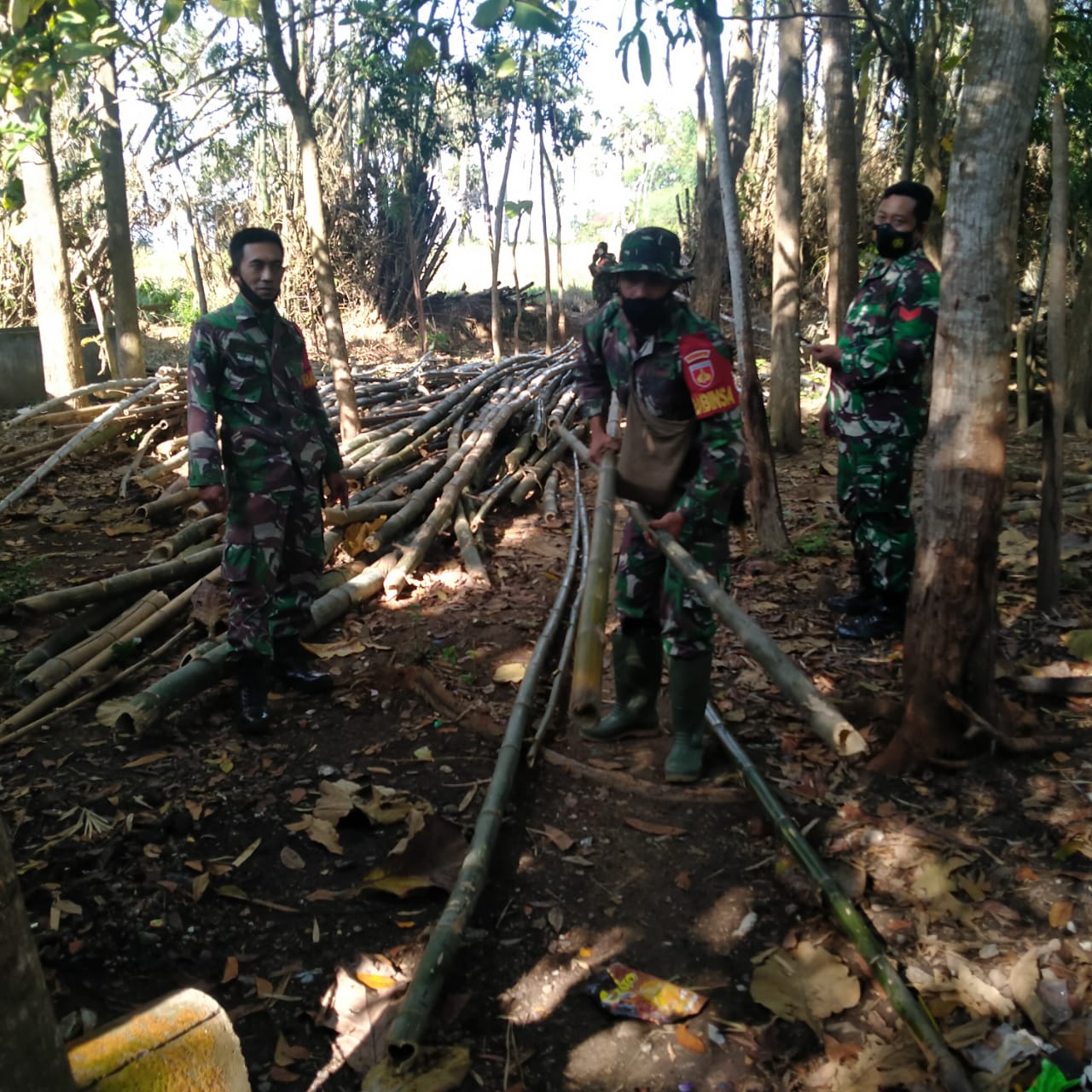 Persiapan Pembukaan TMMD ke 111, Anggota TNI Kodim 0718/Pati Persiapkan Segala Sesuatunya