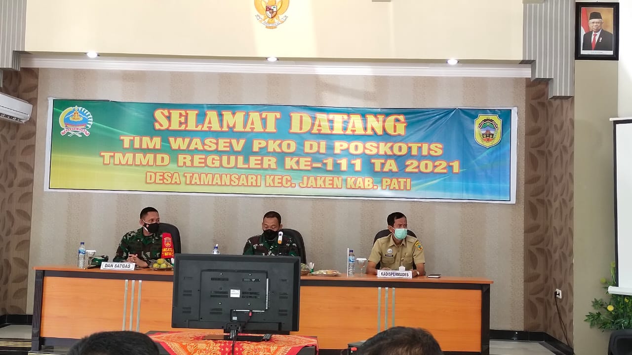 Tim Wasev Itdam IV/Diponegoro Apresiasi Pelaksanaan TMMD Di Desa Tamansari Tim Wasev Itdam IV/Diponegoro Apresiasi Pelaksanaan TMMD Di Desa Tamansari
