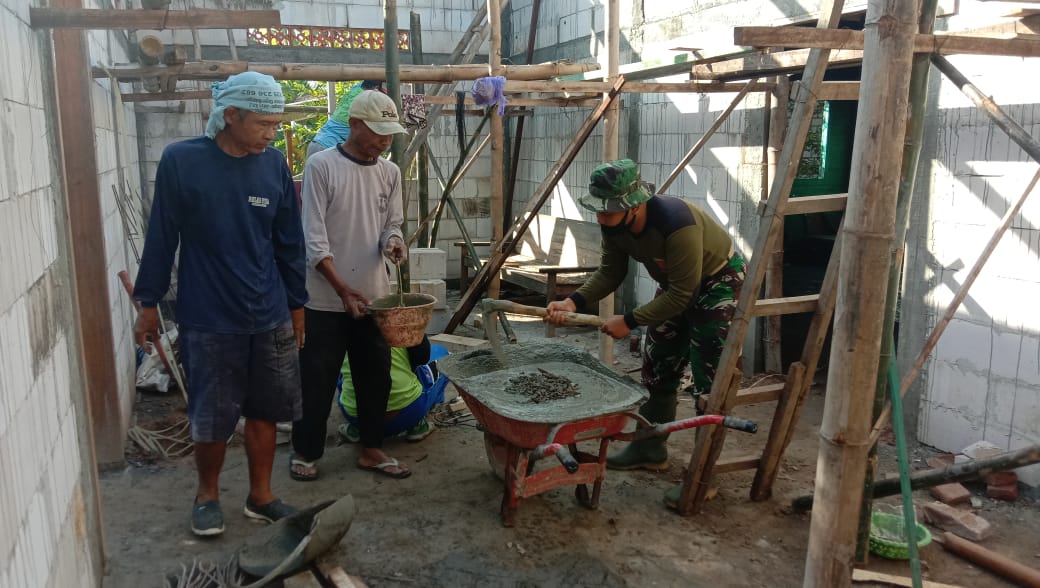 Satgas TMMD Percepat Pengerjaan RTLH Satgas TMMD Percepat Pengerjaan RTLH